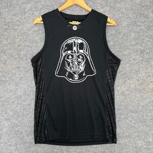 Star Wars Darth Vader Basketball Jersey Tank Top Shirt Mens Small 77 Mad Engine